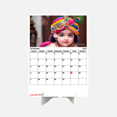Little Cute Krishn Premium Table Desk Calendar