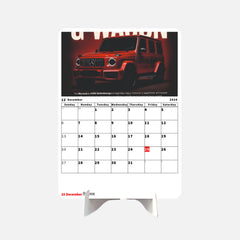 Super fast CAR Premium Table Desk Calendar