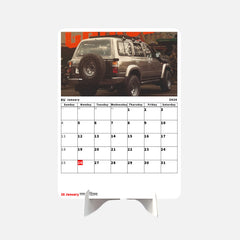 fast CAR Premium Table Desk Calendar