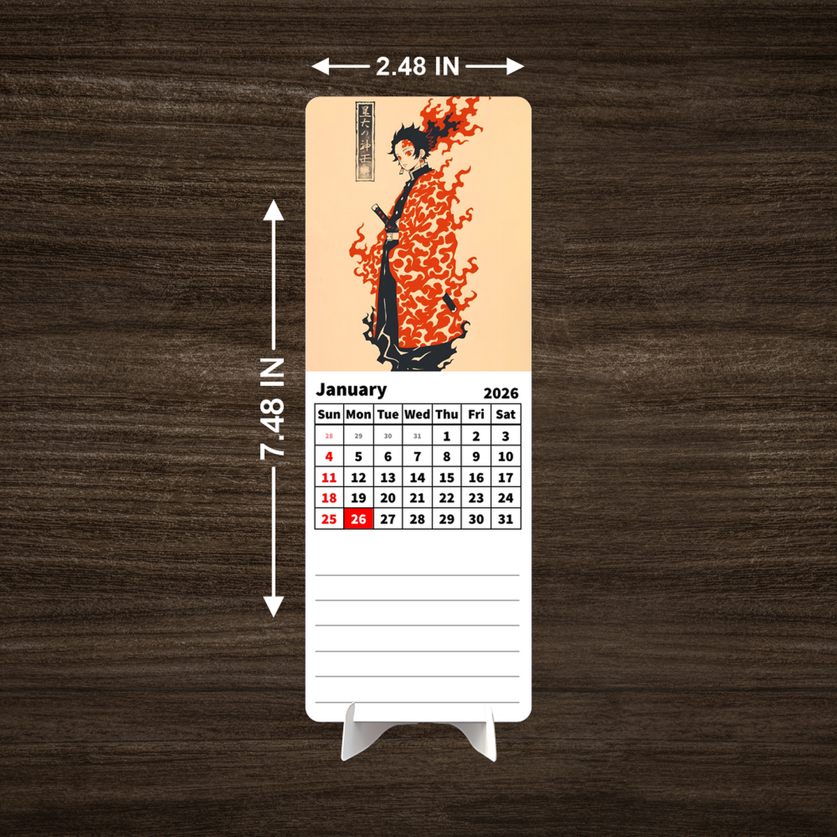 Demon Premium Table Desk Calendar