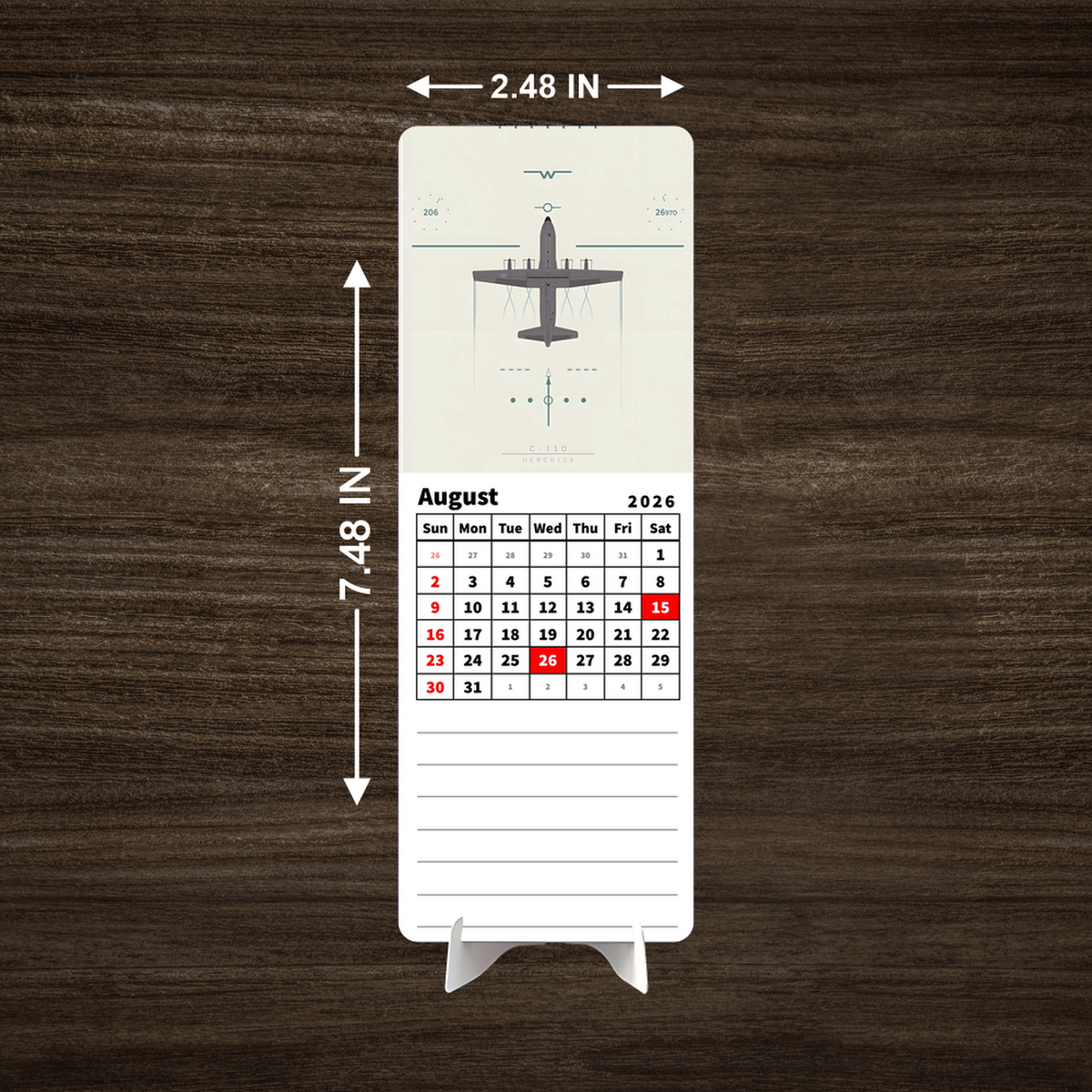 Air FIGHTER PLANE Beast Premium Table Desk Calendar