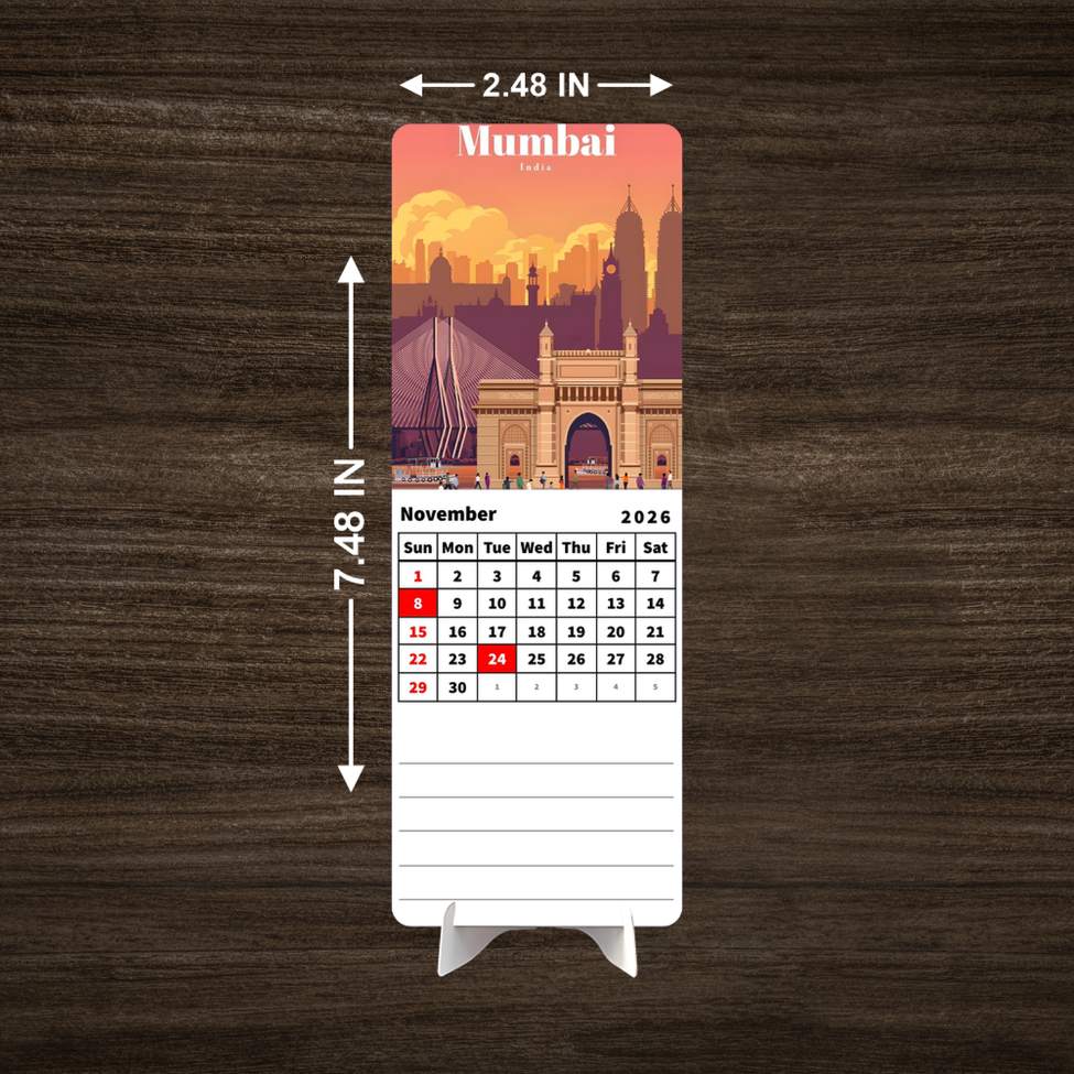 City Premium Table Desk Calendar