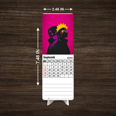 Duo Naruto & Sasuke Premium Table Desk Calendar