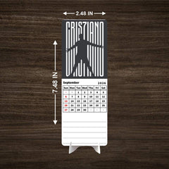 Football Man Premium Table Desk Calendar