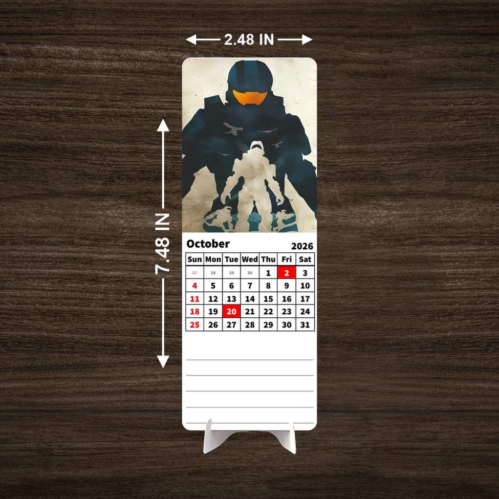 GAME Premium Table Desk Calendar
