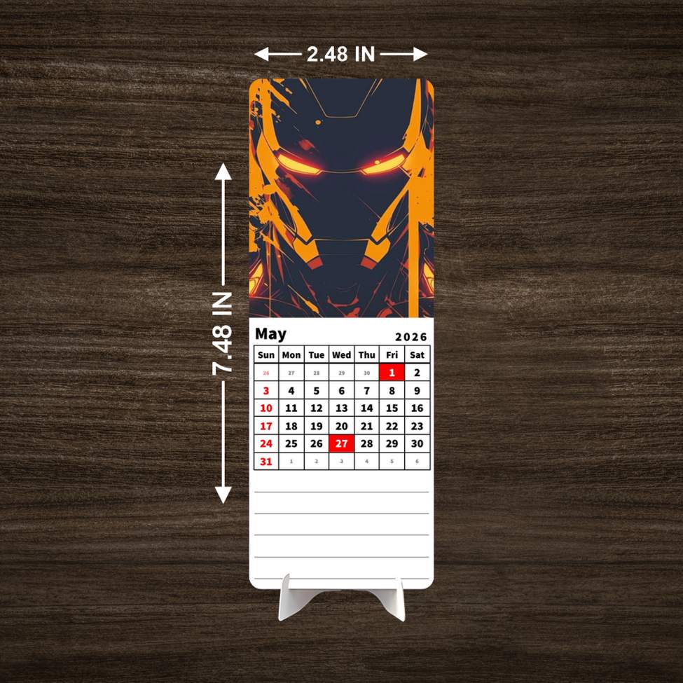 Iron Man Premium Table Desk Calendar