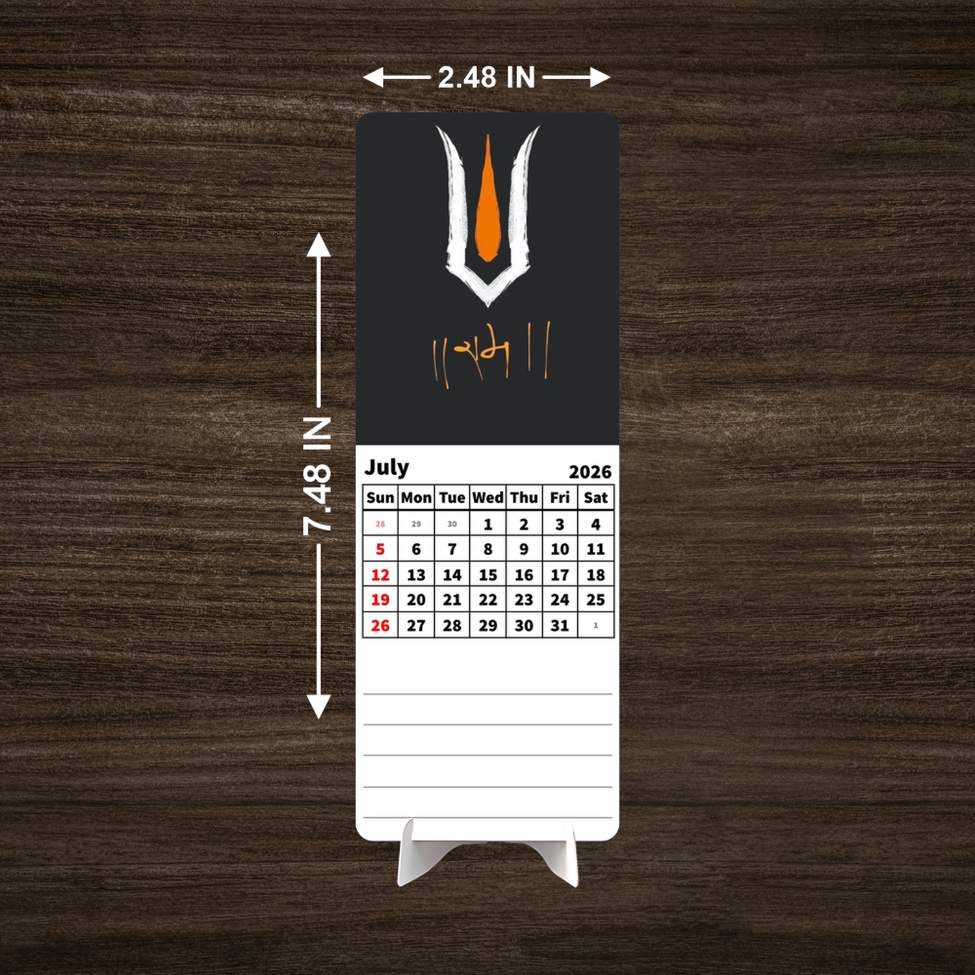 Lord Hanuman Premium Table Desk Calendar
