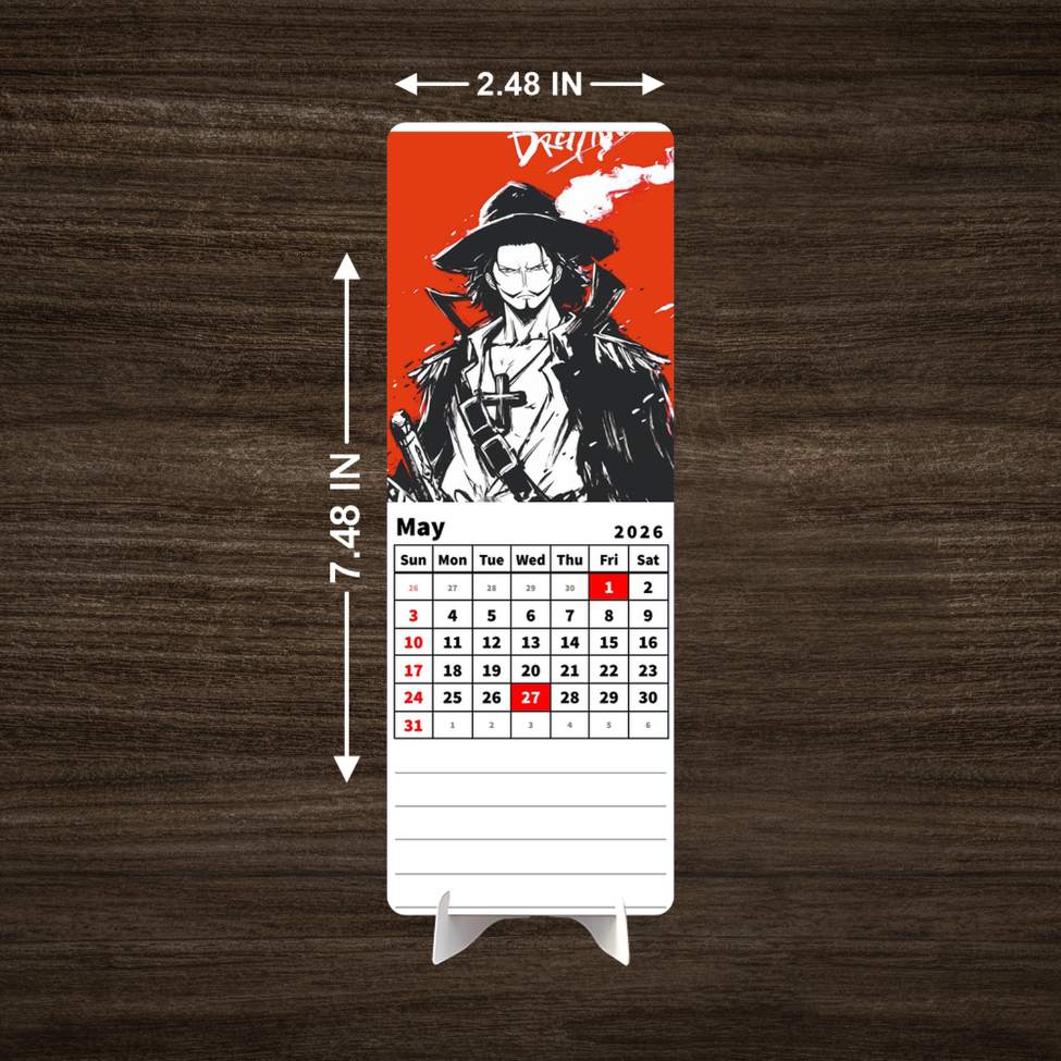 Monkey D.Luffy Premium Table Desk Calendar