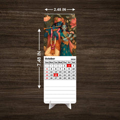Radha Krishna Premium Table Desk Calendar