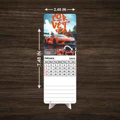 Car Collection Premium Table Desk Calendar