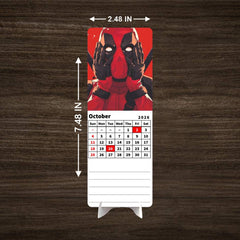 HERO MAN Premium Table Desk Calendar