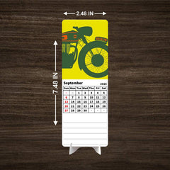 Vintage Motor Bike Predator Premium Table Desk Calendar