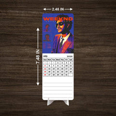 WORLD POP Singers Premium Table Desk Calendar
