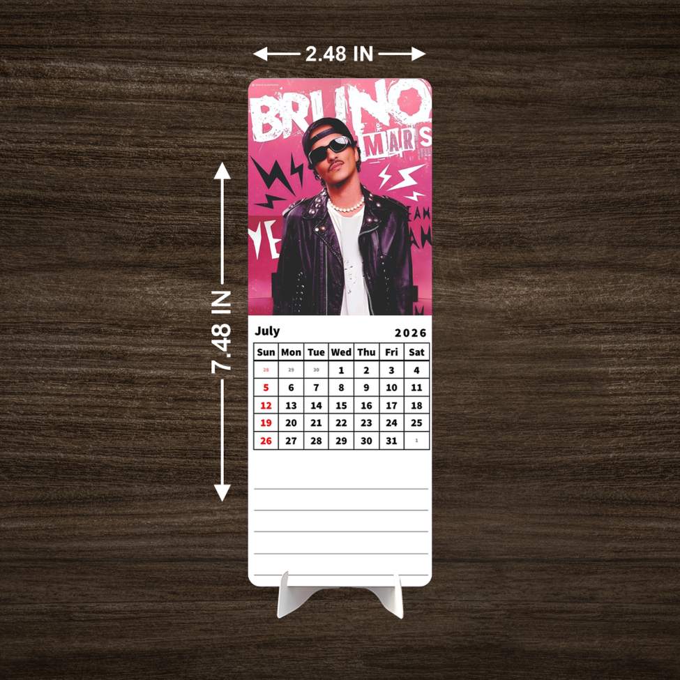 WORLD POP Premium Table Desk Calendar