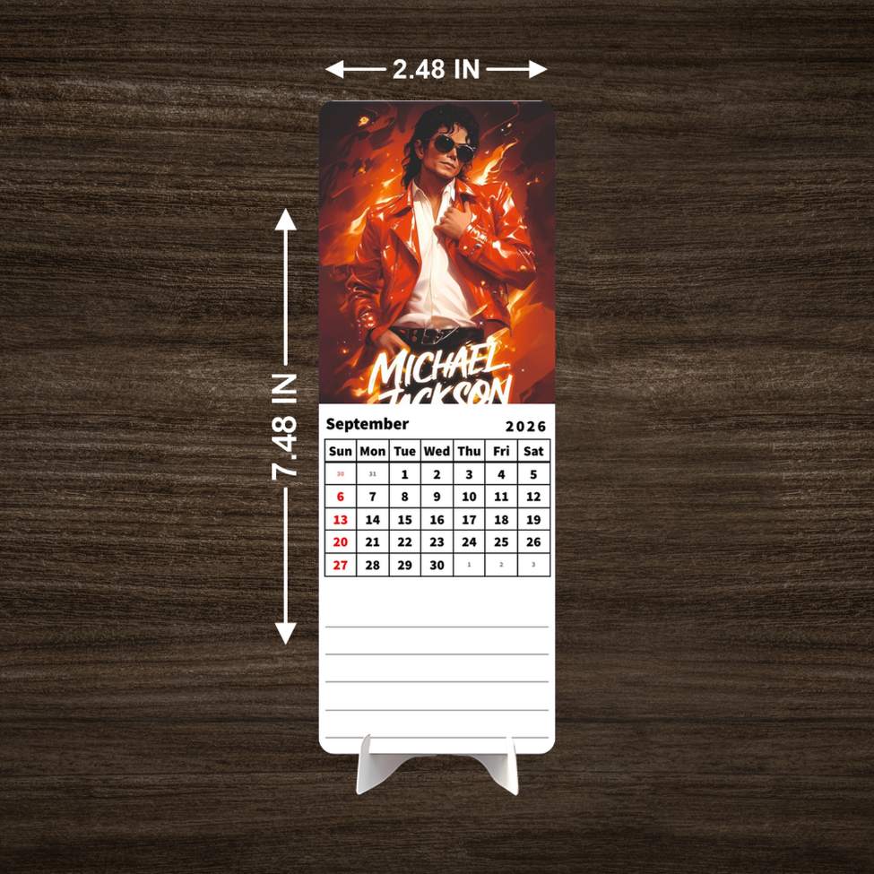 WORLD Singers Premium Table Desk Calendar