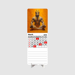 Lord Hanuman Premium Table Desk Calendar