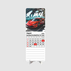 SUPER Car Collection Premium Table Desk Calendar