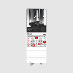 Shelby Mustang Premium Table Desk Calendar