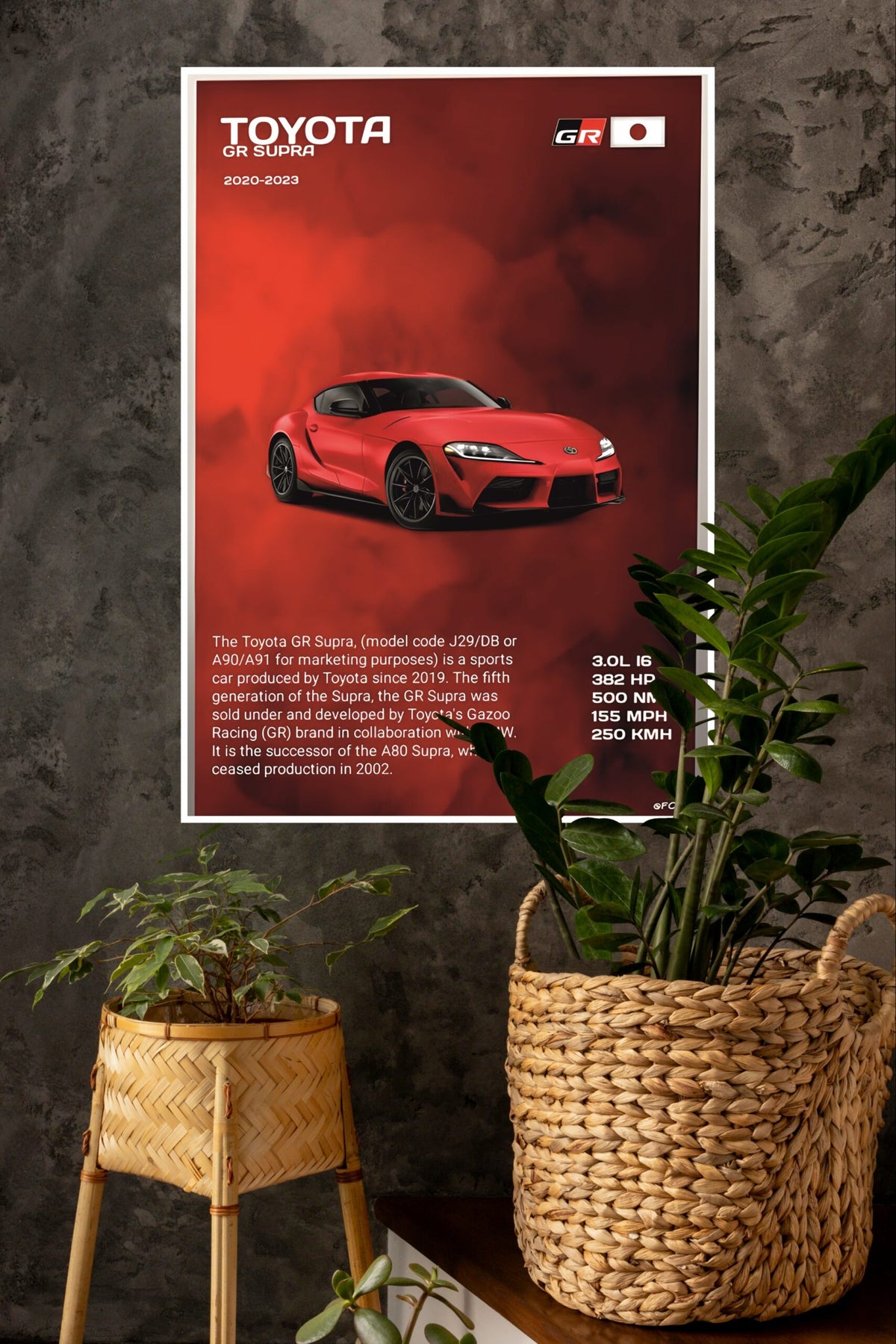 2019 Toyota Supra Poster | Cars Posters