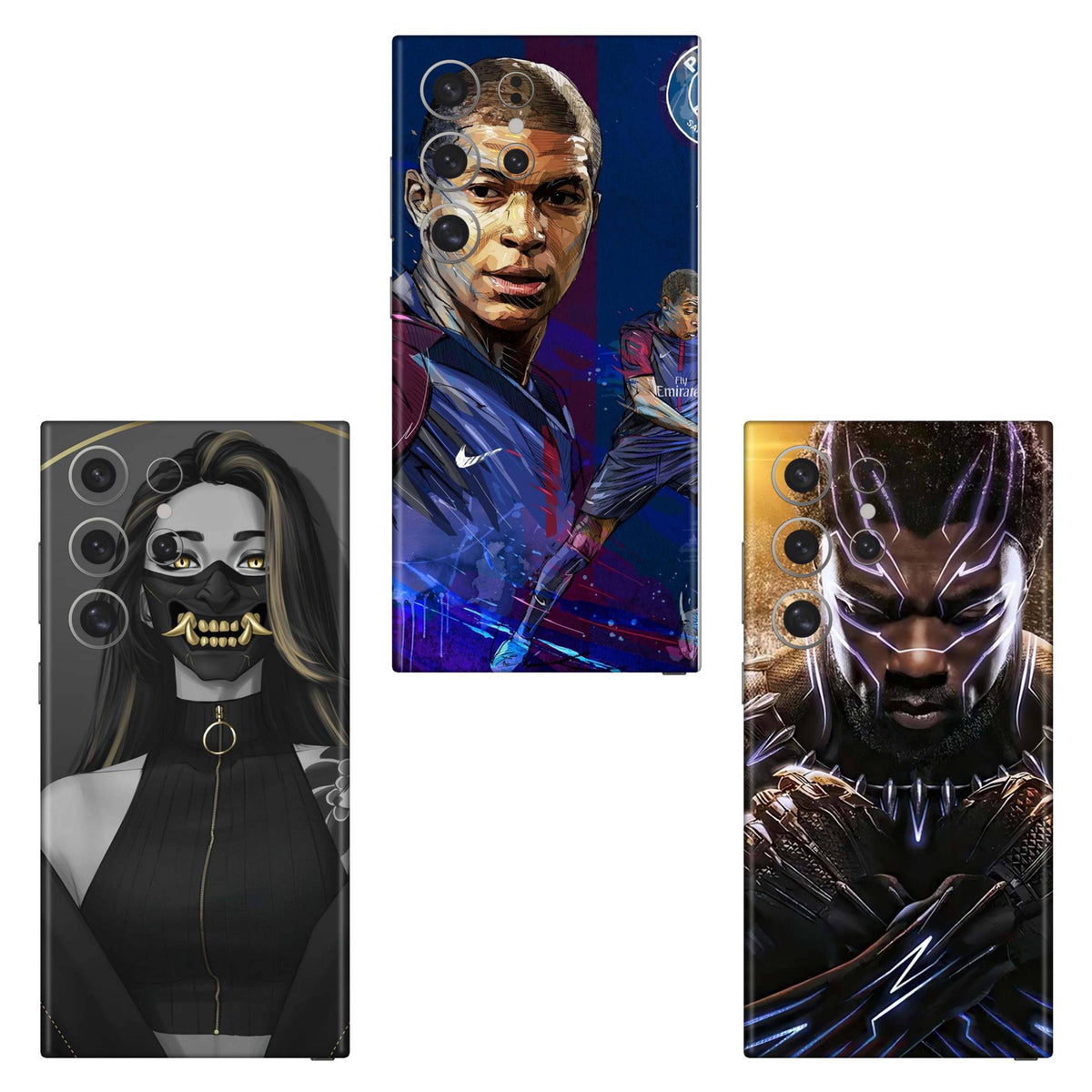 Combo 206 Mobile Skin Pack Of 3 Combo