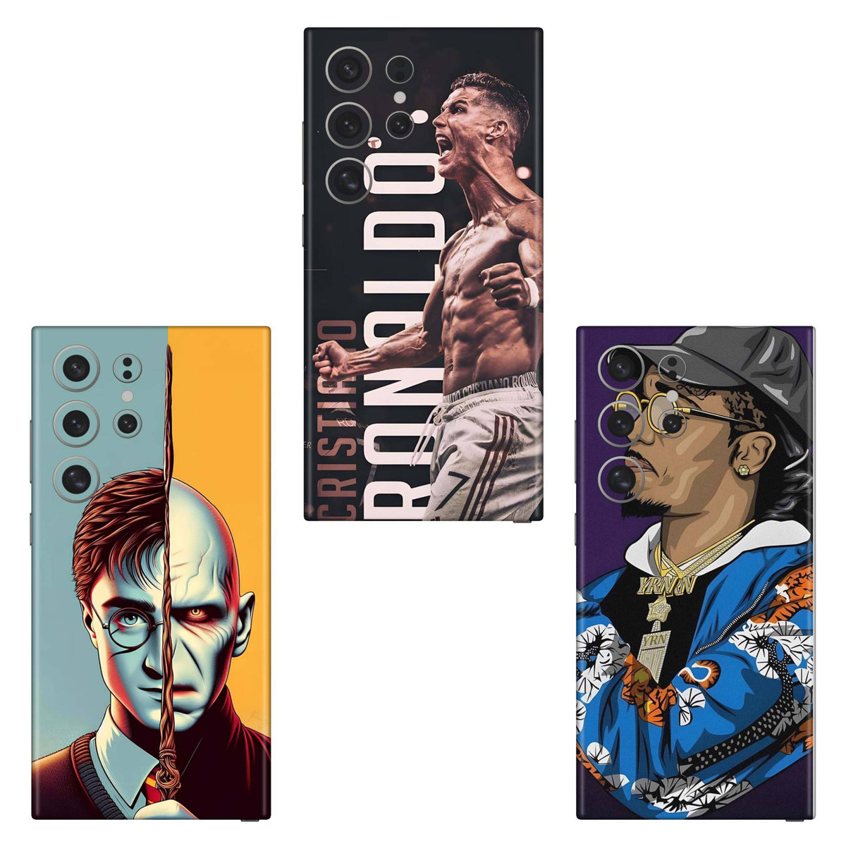 Combo 207 Mobile Skin Pack Of 3 Combo