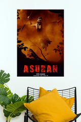 Asuran Movie Poster – Dhanush Intense Tamil Action Wall Art   (Tollywood Poster)