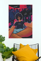 Chill Boy Cartoon Poster – Cool Street Style Wall Art (Tollywood Poster)