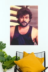 Bearded Man Portrait Poster – Stylish Vintage Male Wall Art (Tollywood Poster)