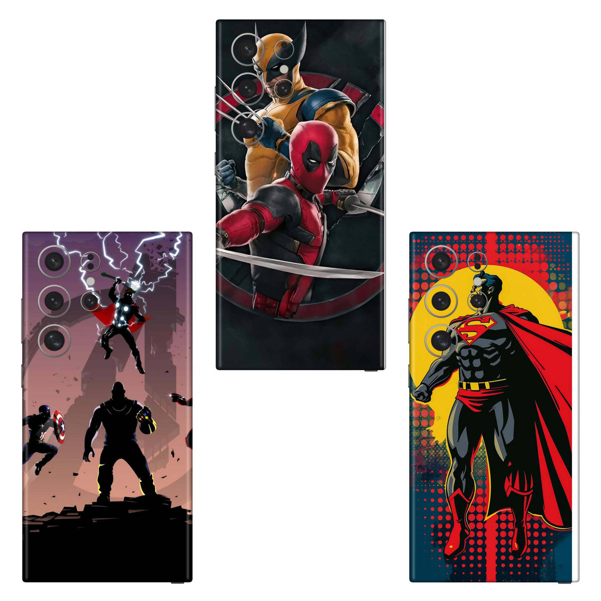 Combo 211 Mobile Skin Pack Of 3 Combo