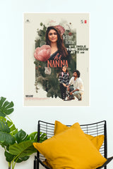 Hi Nanna Movie Poster – Emotional Family & Romantic Indian Cinema Wall Art   (Tollywood Poster)