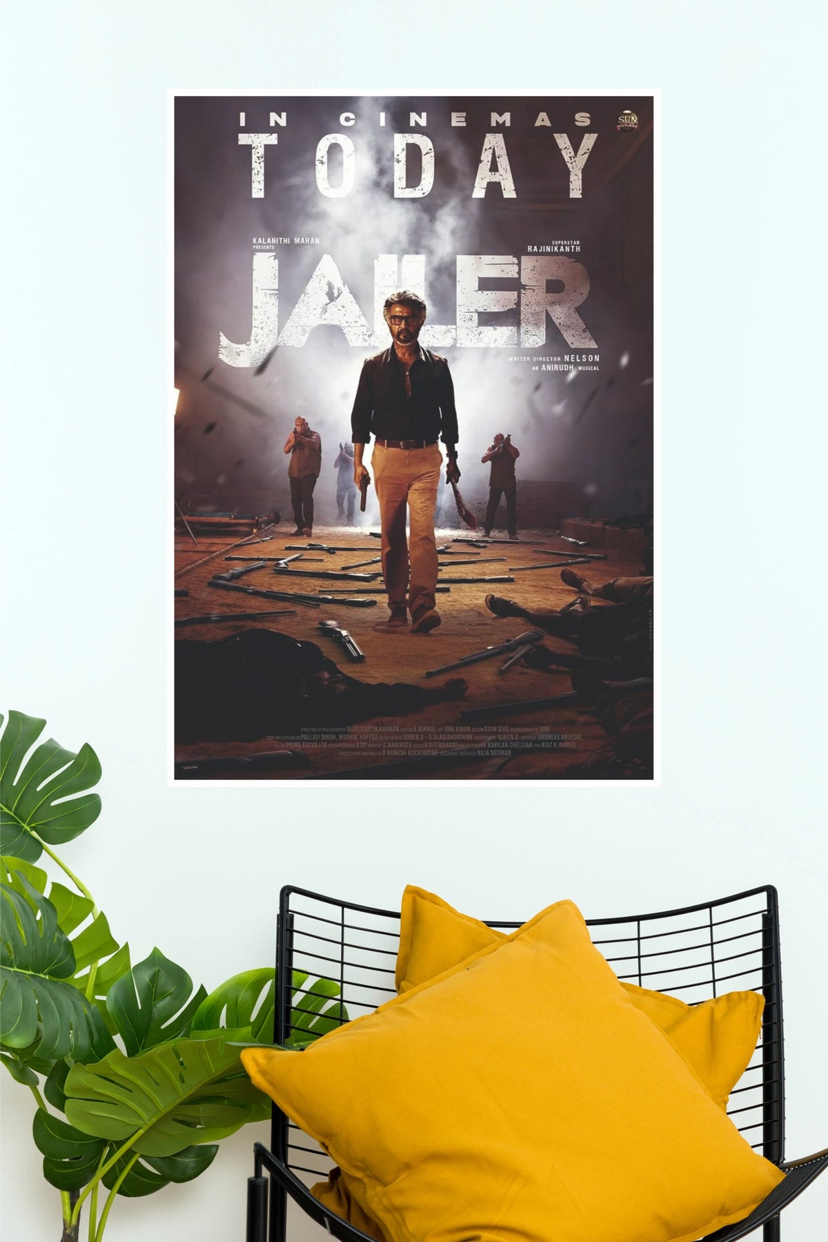 Jailer Movie Poster | South Indian Action Movie Wall Art  (Tollywood Poster)
