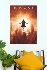 Kalki 2898 AD Prabhas Giant Hand Divine Poster – Sci-Fi Action Paper Print   (Tollywood Poster)