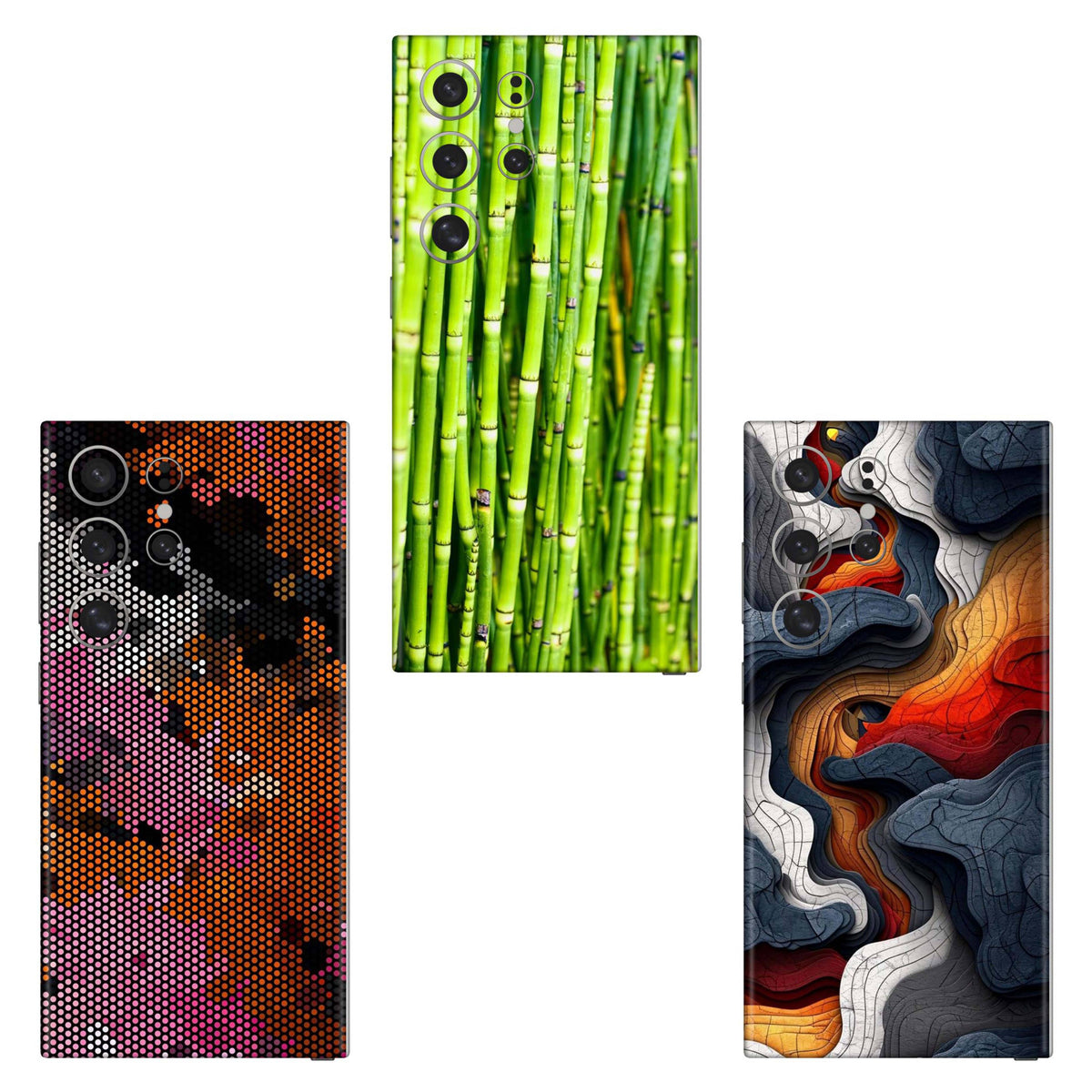 Combo 216 Mobile Skin Pack Of 3 Combo