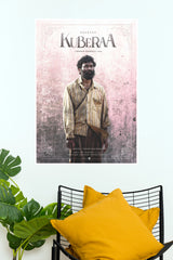 Kuberaa Dhanush First Look Poster – Rustic Vintage Movie Paper Print (Tollywood Poster)