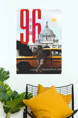 96 Movie Life of Ram Vijay Sethupathi Poster – Kolkata Yellow Taxi Paper Print   (Tollywood Poster)