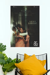Lucky Baskhar Dulquer Salmaan Family Poster – Srimathi Garu Song Paper Print   (Tollywood Poster)