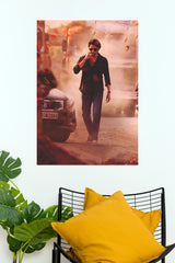Mahesh Babu Guntur Kaaram Mass Walk Poster – Slow Motion Action Paper Print   (Tollywood Poster)