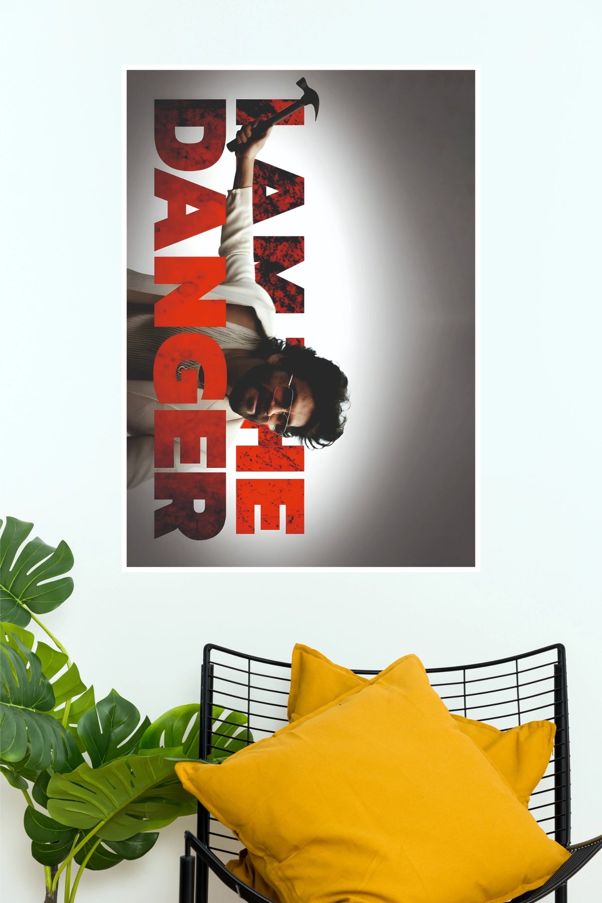 Naga Chaitanya "I Am The Danger" Stylish Paper Poster  (Tollywood Poster)