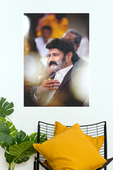 Nandamuri Balakrishna Premium Paper Wall Poster – Indian Cinema Icon Portrait  (Tollywood Poster)
