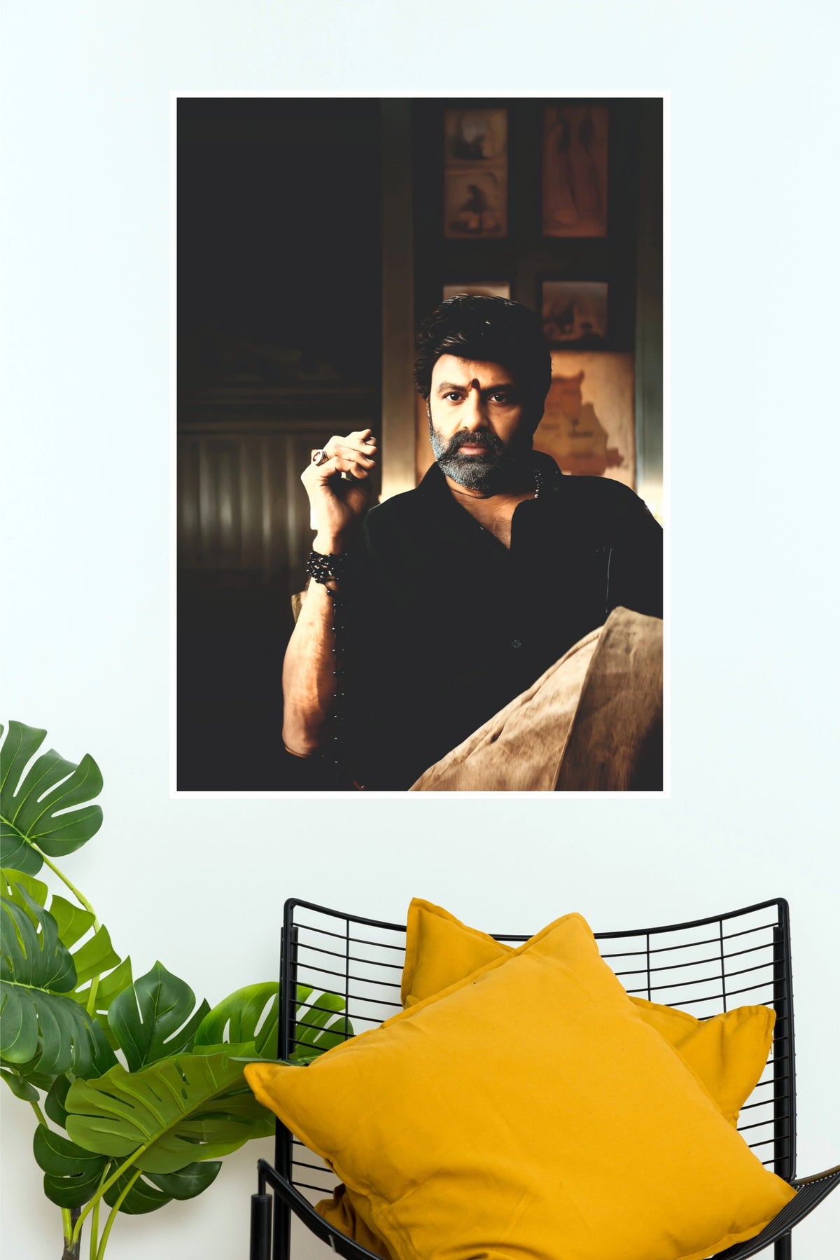 Nandamuri Balakrishna Powerful Portrait Paper Wall Poster  (Tollywood Poster)