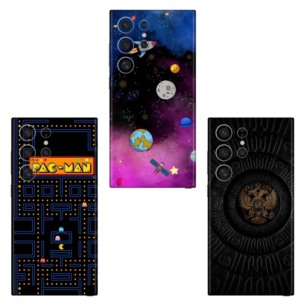 Combo 224 Mobile Skin Pack Of 3 Combo