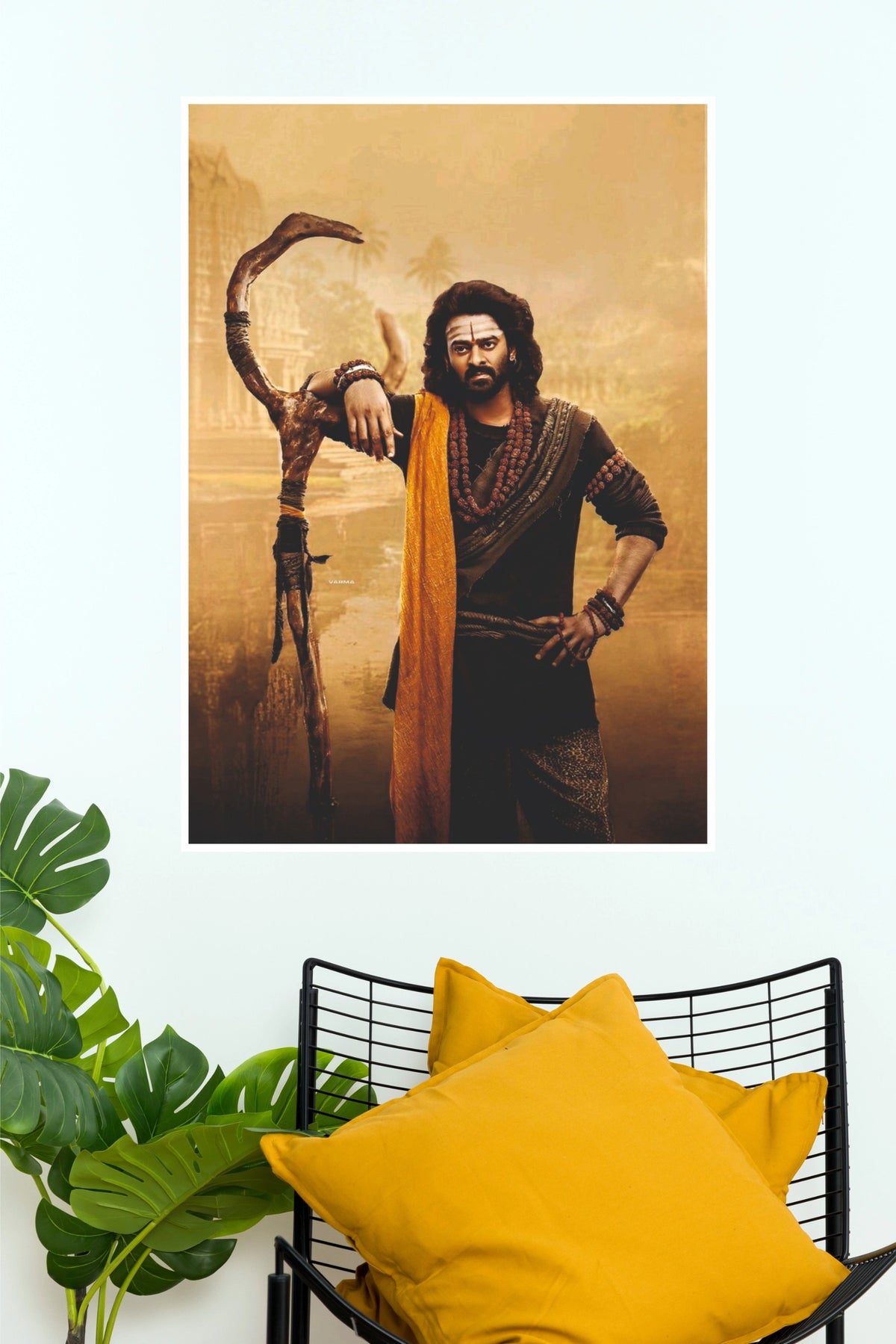 Prabhas Kannappa Bhairava Avatar Official Paper Poster  (Tollywood Poster) (Copy)