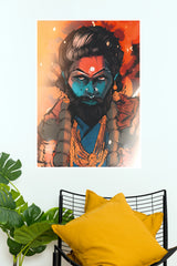 Pushpa 2: The Rule "Gangamma Jathara" Vector Art Paper Poster (Allu Arjun) (Tollywood Poster)