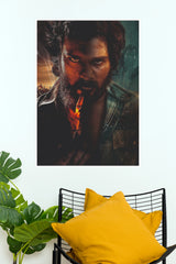 Pushpa: The Rise "Intense Look" Beedi Lighting Paper Poster (Allu Arjun)  (Tollywood Poster)