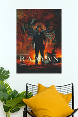 Raayan Official Goddess Kali Backdrop Paper Poster (Dhanush)  (Tollywood Poster)