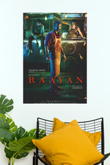Raayan Official First Look Food Truck Paper Poster (Dhanush, Kalidas Jayaram & Sundeep Kishan)  (Tollywood Poster)