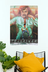 Superstar Rajinikanth "Thalaivar" Vintage Graphic Paper Poster  (Tollywood Poster)