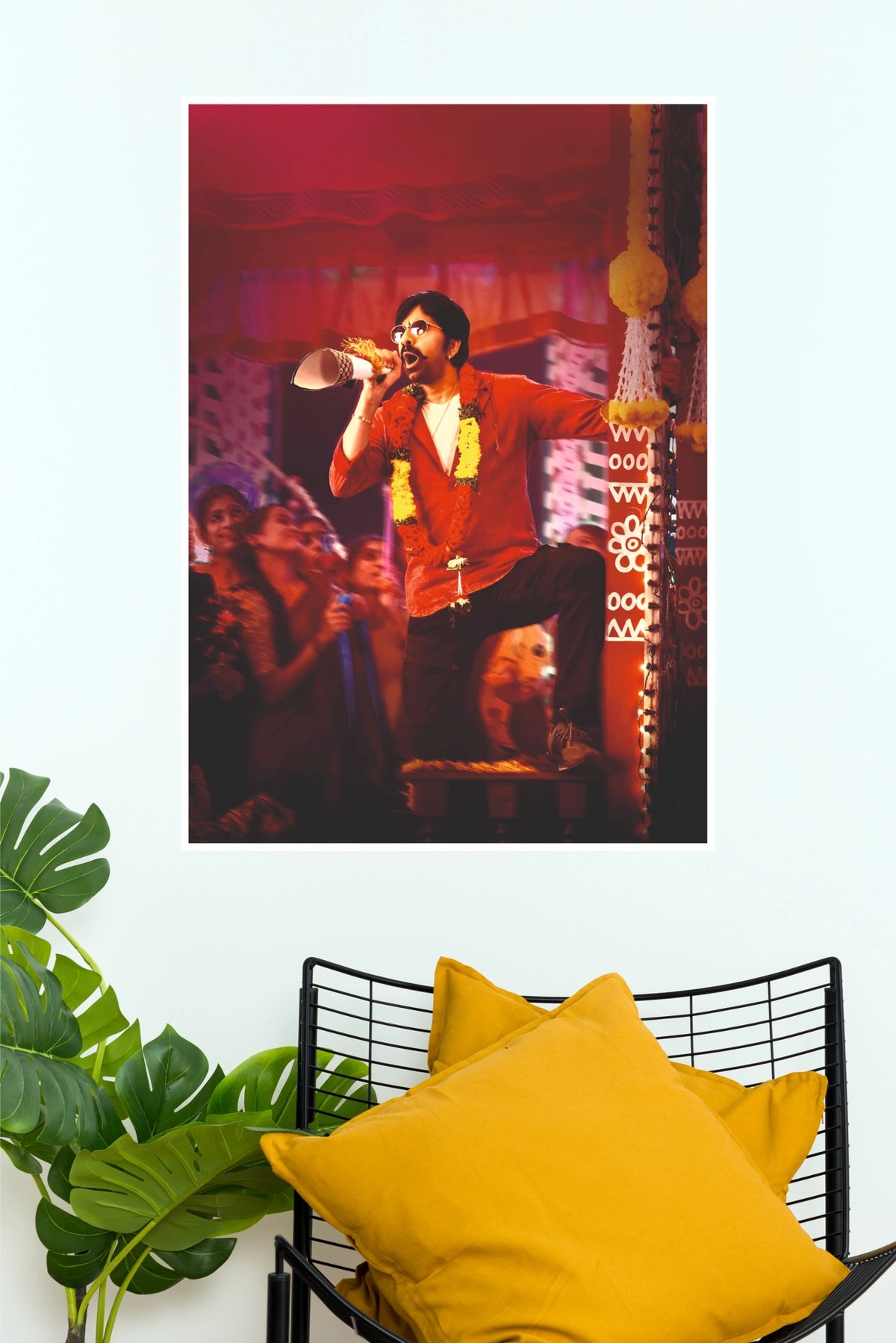 Mr. Bachchan Ravi Teja Mass Jathara Poster – Festive Celebration Paper Print  (Tollywood Poster)