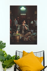 Mr. Bachchan Ravi Teja Silence Before the Storm Poster – Intense Action Paper Print   (Tollywood Poster)