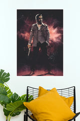Ravi Teja The Final Boss Gun Stance Poster – Eagle Action Paper Print  (Tollywood Poster)